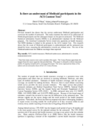 ++Is there an undercount of Medicaid participants in the ACS field test