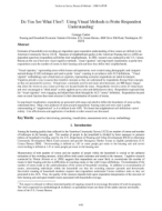 Do You See What I See?: Using Visual Methods to Probe Respondent Understanding