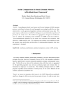 Serial Comparisons in Small Domain Models: A Residual-based Approach