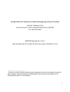 Are We There Yet? Women’s to Men’s Earnings Gap in the 21st Century