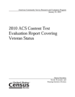2010 ACS Content Test Evaluation Report Covering Veteran Status