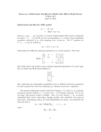 Notes on a Multivariate Fay-Herriot Model with AR(1) Model Errors
