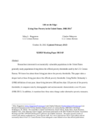 Life on the Edge: Living Near Poverty in the United States, 1966-2011