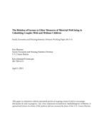 The Relation of Income to Other Measures of Material Well-Being in Cohabiting Couples With and Without Children