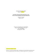 RESEARCH REPORT SERIES OR STUDY SERIES