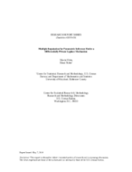 RESEARCH REPORT SERIES OR STUDY SERIES