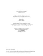 RESEARCH REPORT SERIES OR STUDY SERIES