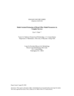 RESEARCH REPORT SERIES OR STUDY SERIES