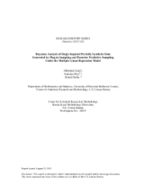 RESEARCH REPORT SERIES OR STUDY SERIES