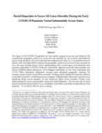 Racial Disparities in Excess All-Cause Mortality During the Early COVID-19 Pandemic Varied Substantially Across States