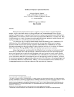 Gender and Employer-Sponsored Insurance