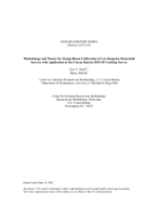 RESEARCH REPORT SERIES OR STUDY SERIES