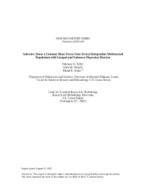 RESEARCH REPORT SERIES OR STUDY SERIES