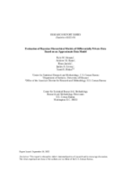 RESEARCH REPORT SERIES OR STUDY SERIES