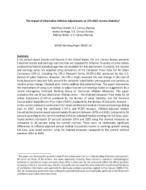 The Impact of Alternative Inflation Adjustments on CPS ASEC Income Statistics