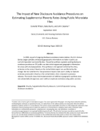 The Impact of New Disclosure Avoidance Procedures on Estimating Supplemental Poverty Rates Using Public Microdata Files
