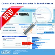 Census.gov Shows Statistics in Search Results