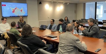 Photo: Meeting with students at the University of Houston