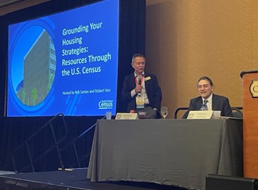 Photo: Speaking about U.S. Census Bureau housing data at the Florida Housing Coalition Statewide Affordable Housing Conference.