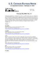 Facts for Features: Veterans Day 2014