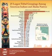 25 Largest Tribal Groupings Among American Indians and Alaska Natives