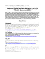 FFF: AIAN Heritage Month: 2015