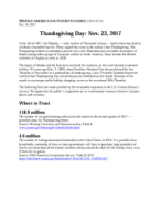 FFF: Thanksgiving Day: Nov. 23, 2017