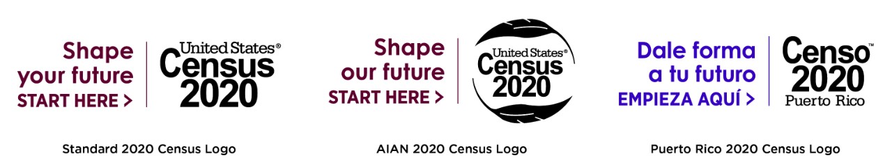 Sample Census 2020 Logo with tagline