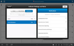Screenshot of America's Economy App: Settings and Alerts