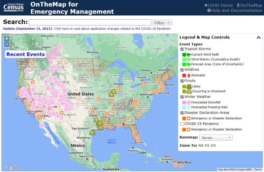 U.S. Census Bureau: OnTheMap for Emergency Management 