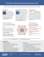 American Community Survey Resource Hub