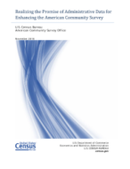 Realizing the Promise of Administrative Data for Enhancing the American Community Survey