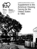 Supplement to the American Housing Survey for the United States in 1993