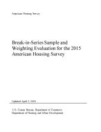 AHS 2015 National Break in Series analysis cover page