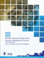 Between-Survey Changes in the Number of Bedrooms in a Unit: How Often? Why? Effect on Measures of Rental Affordability?