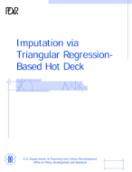 Imputation via Triangular Regression-Based Hot Deck
