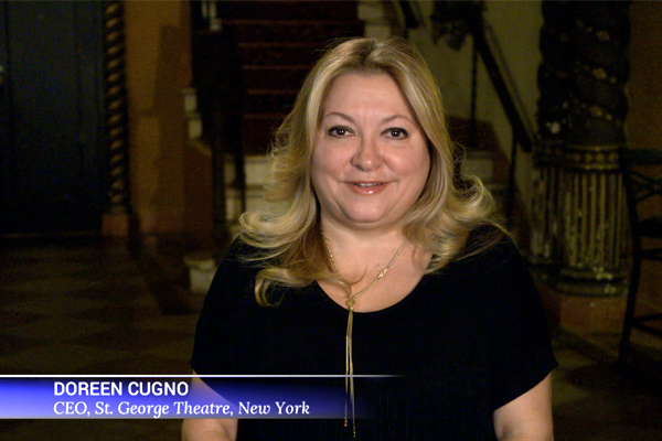 Doreen Cugno, Co-Founder and CEO of the St. George Theatre in Staten Island, New York