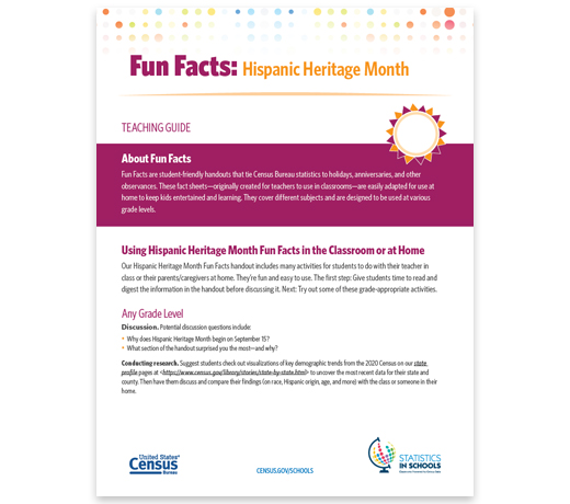 Hispanic Heritage Month Teaching Guide