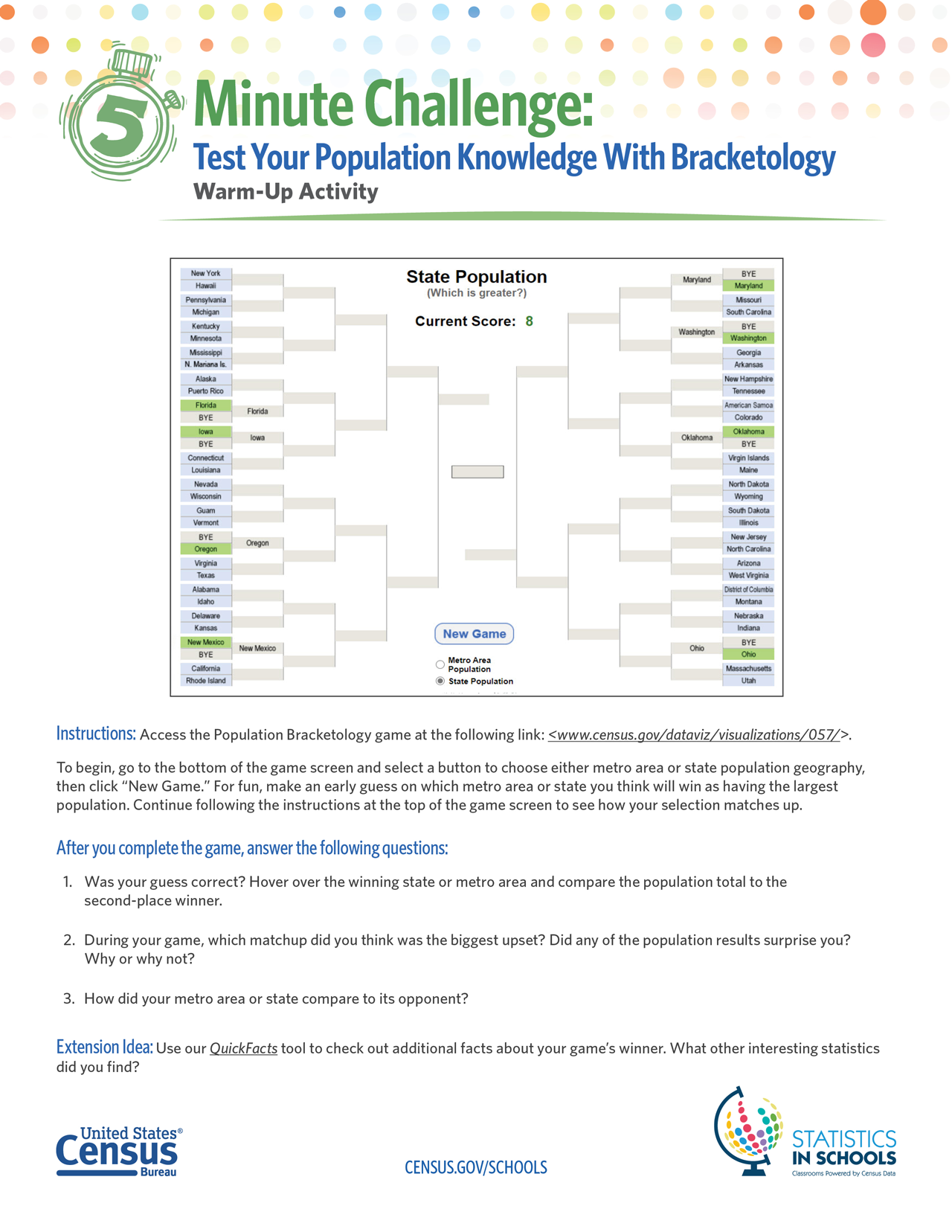 Population Bracketology 