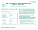BC-600:  Application for Search of Census Records
