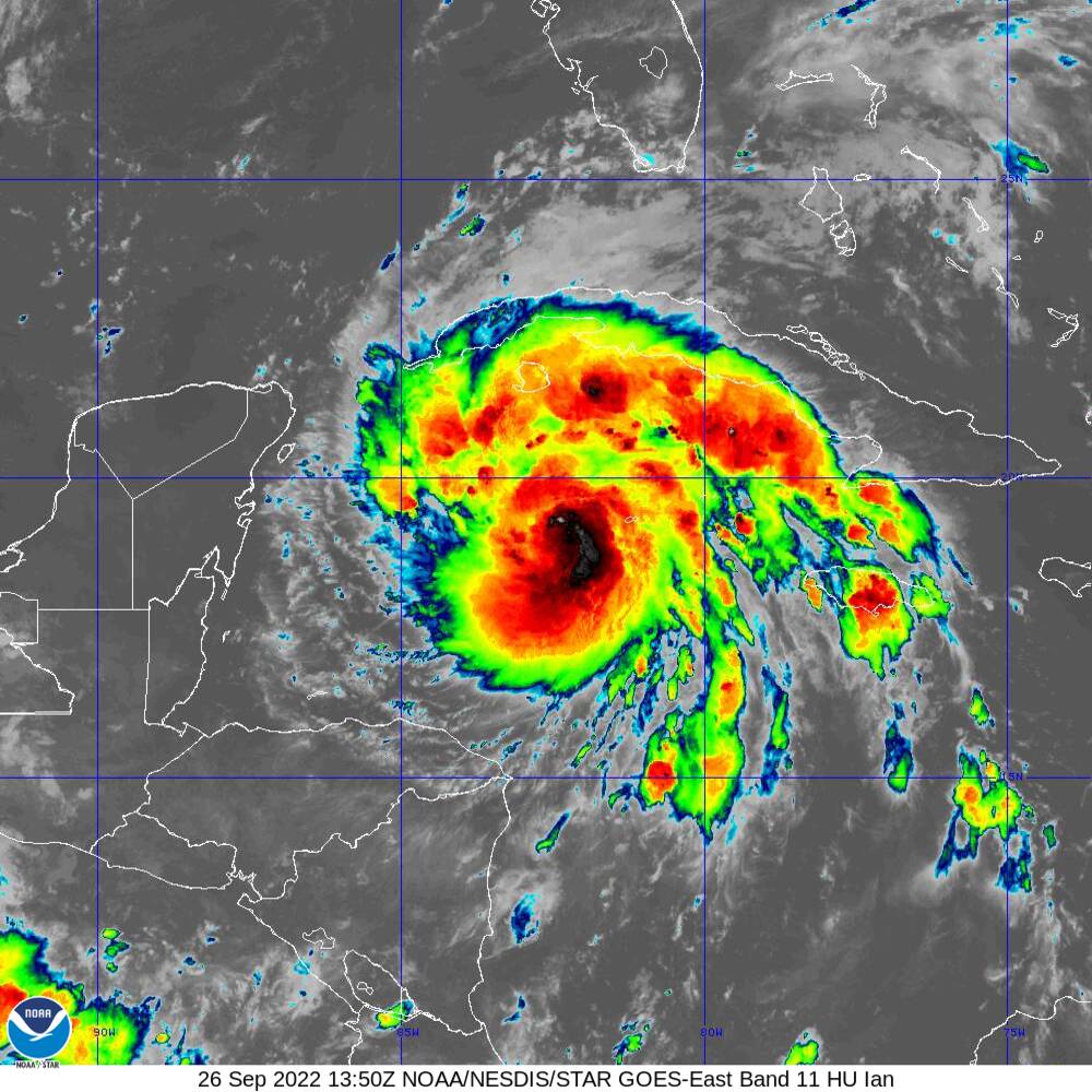 Hurricane Ian as of September 26, 2022