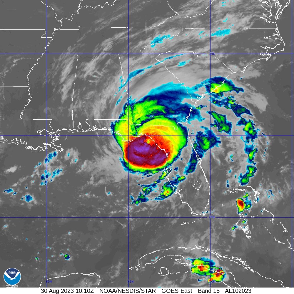 Hurricane Idalia (as of 8/30/2023)